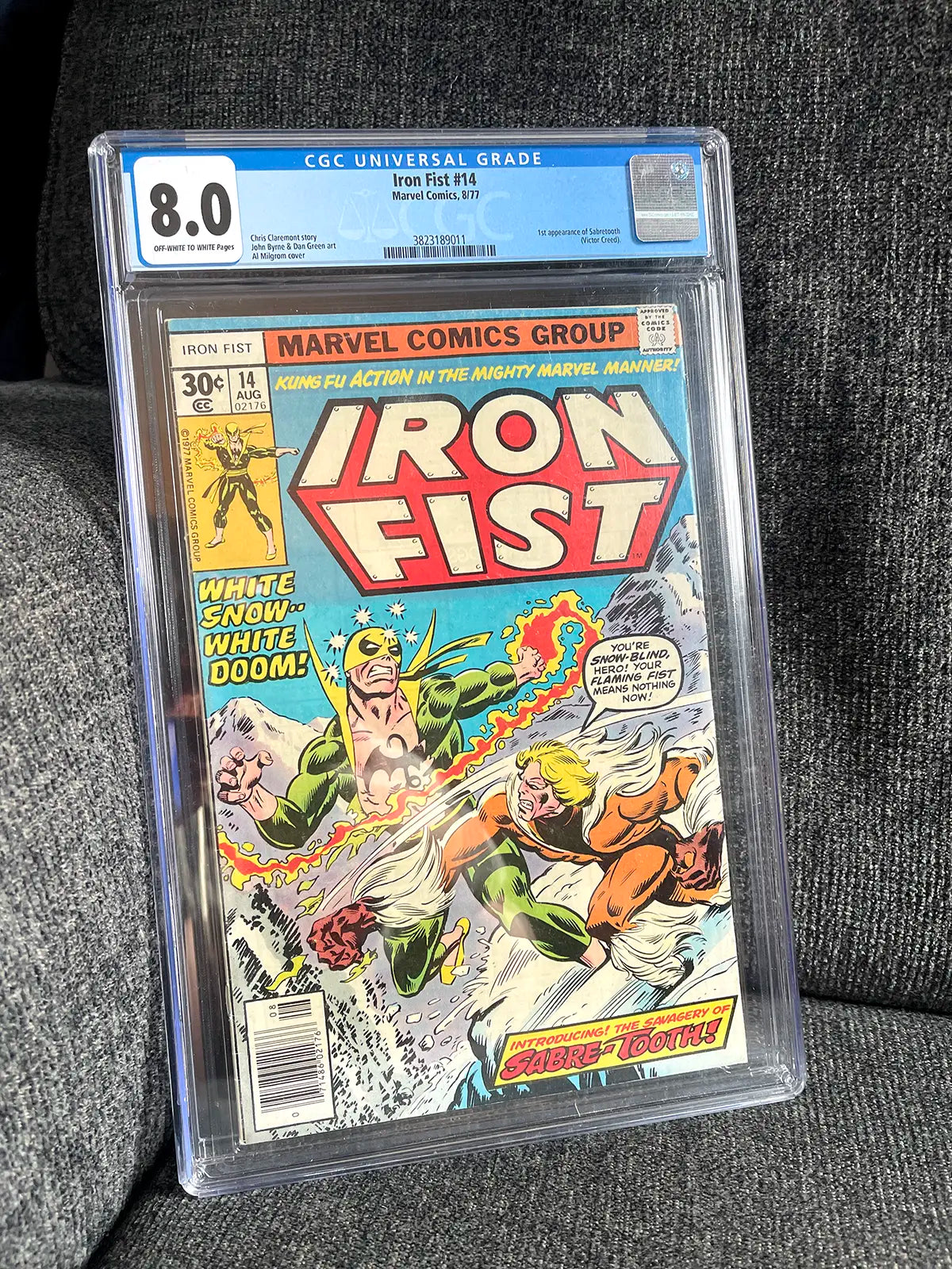 Iron Fist #14 - 1977 First Appearance of Sabretooth - CGC 8.0
