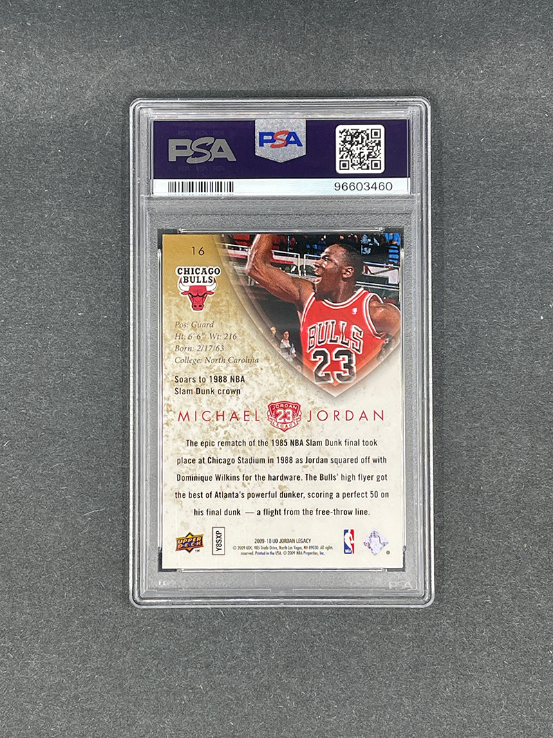Michael Jordan – 2009 UD Jordan Legacy #16 – PSA 9 Mint