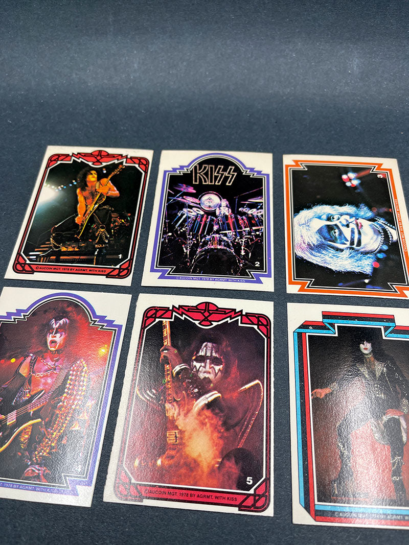 KISS Trading Cards - 1978 Series 1 Full 66-Card Set - NM