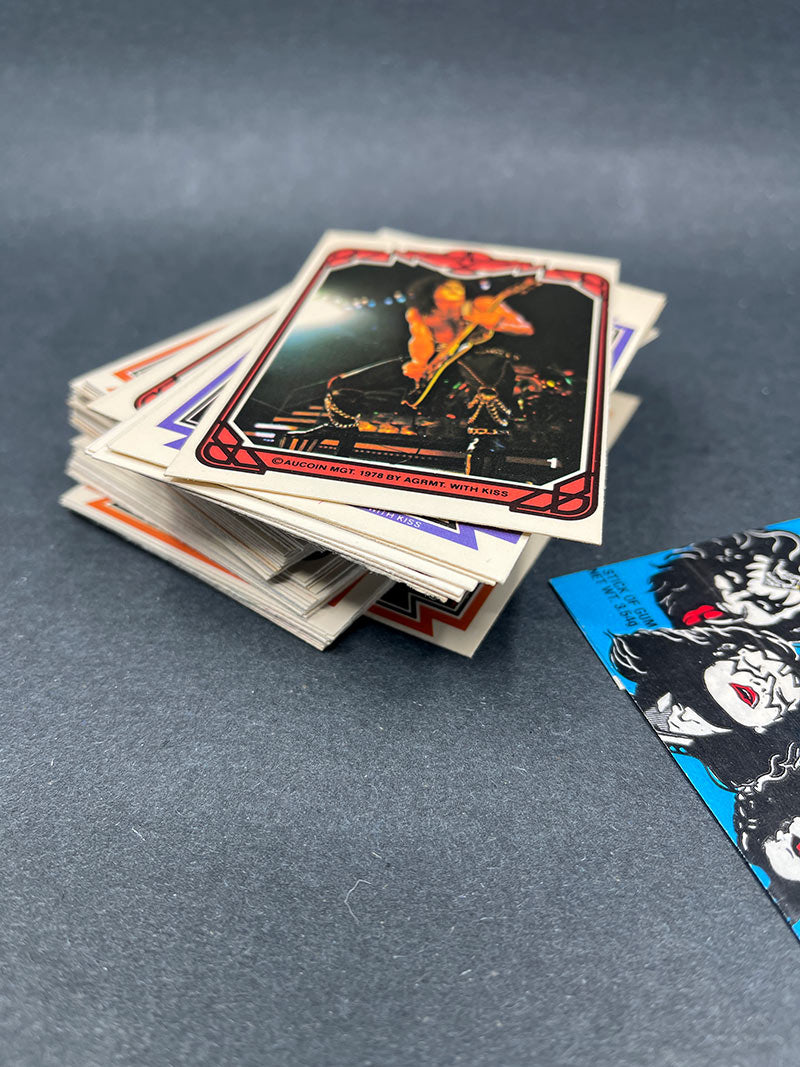 KISS Trading Cards - 1978 Series 1 Full 66-Card Set - NM