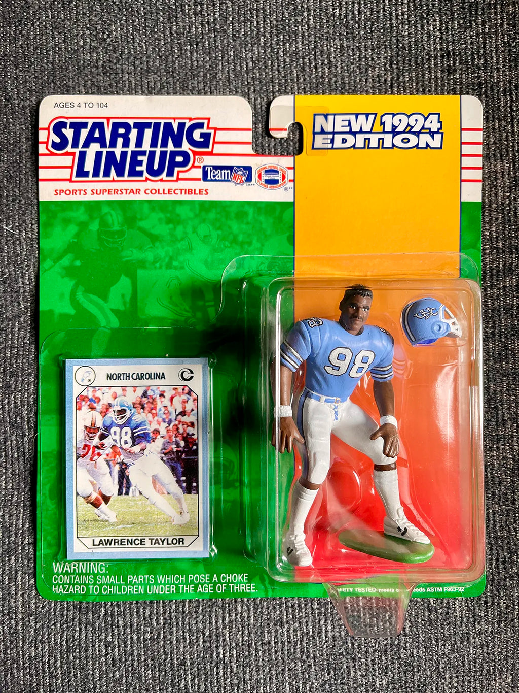 Lawrence Taylor - 1994 Custom Hand-Painted Starting Lineup Figure