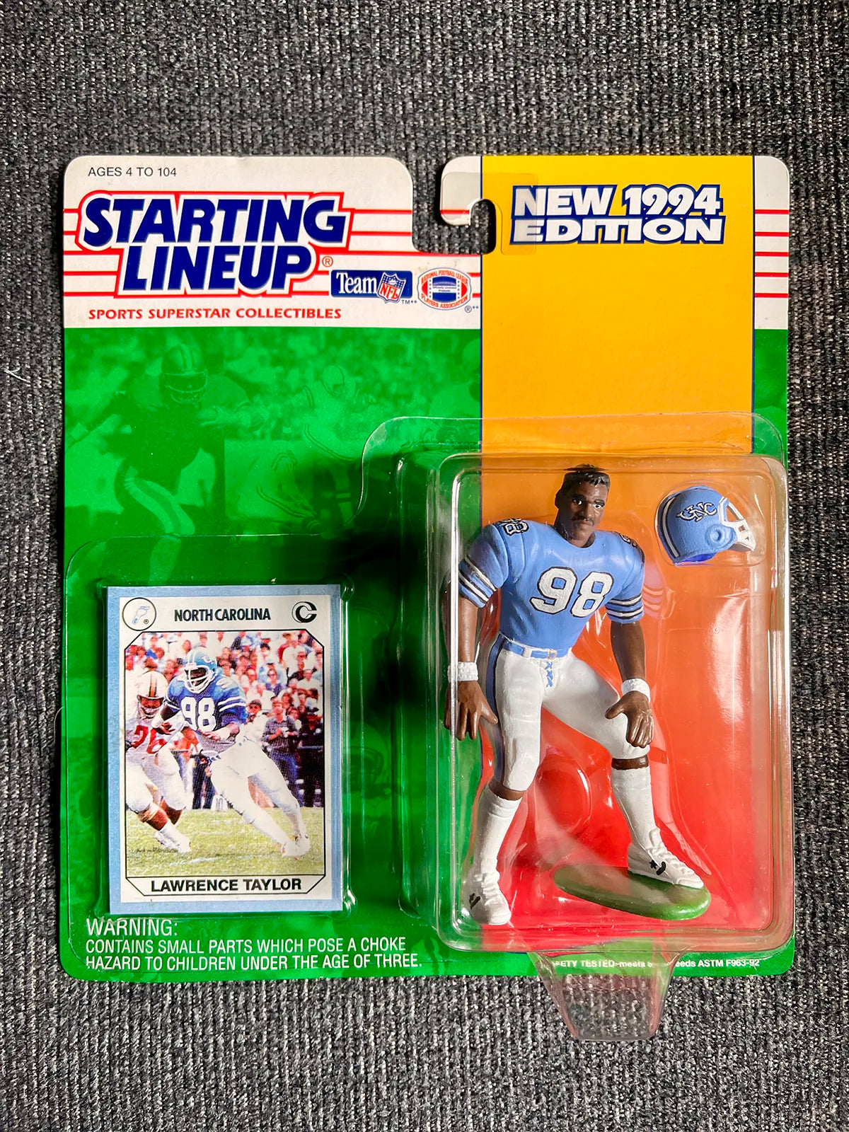 Lawrence Taylor - 1994 Custom Hand-Painted Starting Lineup Figure