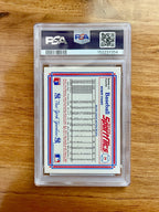 Robin Yount - 1986 Sportflics #42 Yankees Logo Error - PSA 6