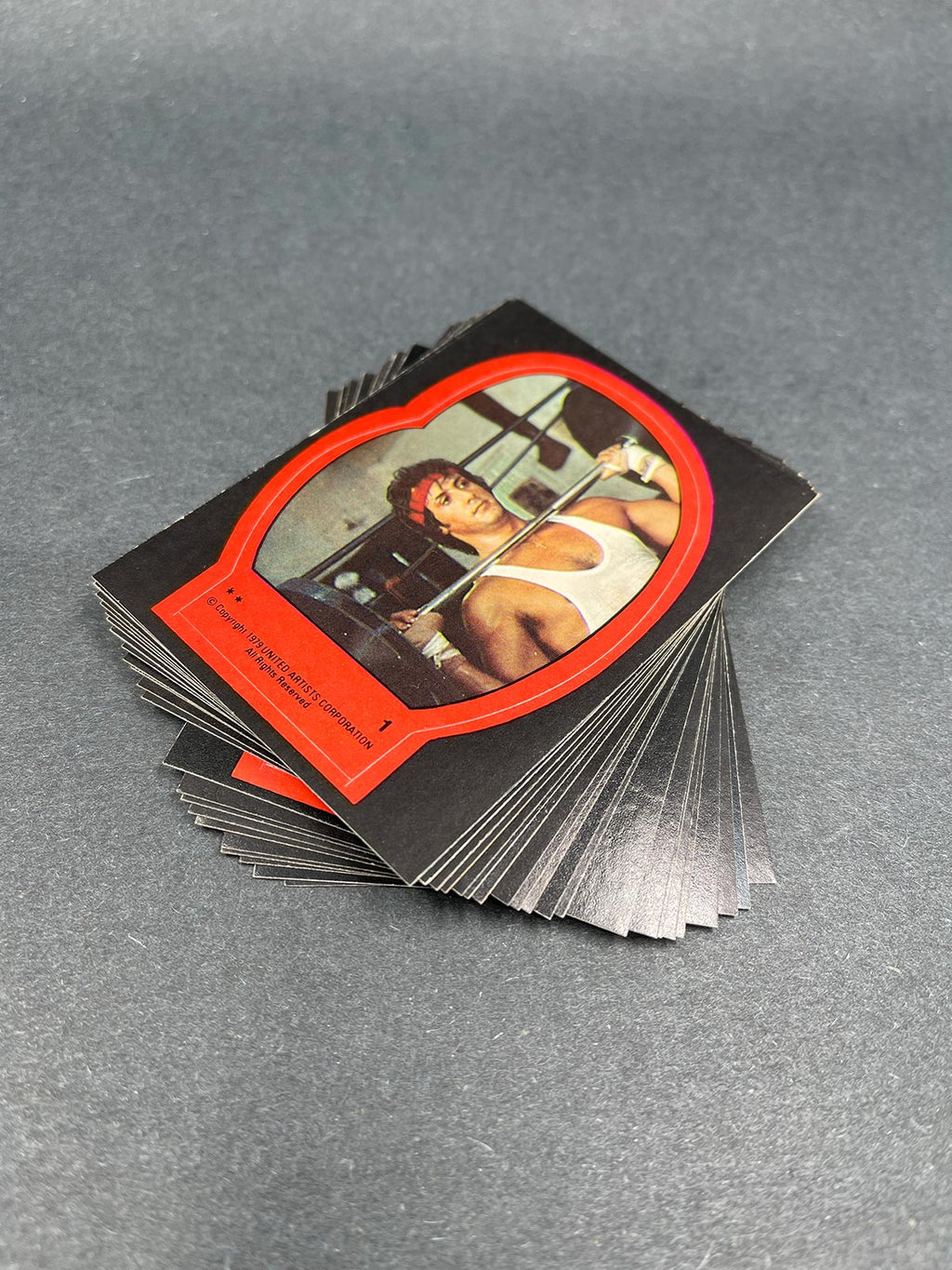 Rocky II Trading Card Set - 1979 Full 99-Card Set with all 22 Stickers - NM