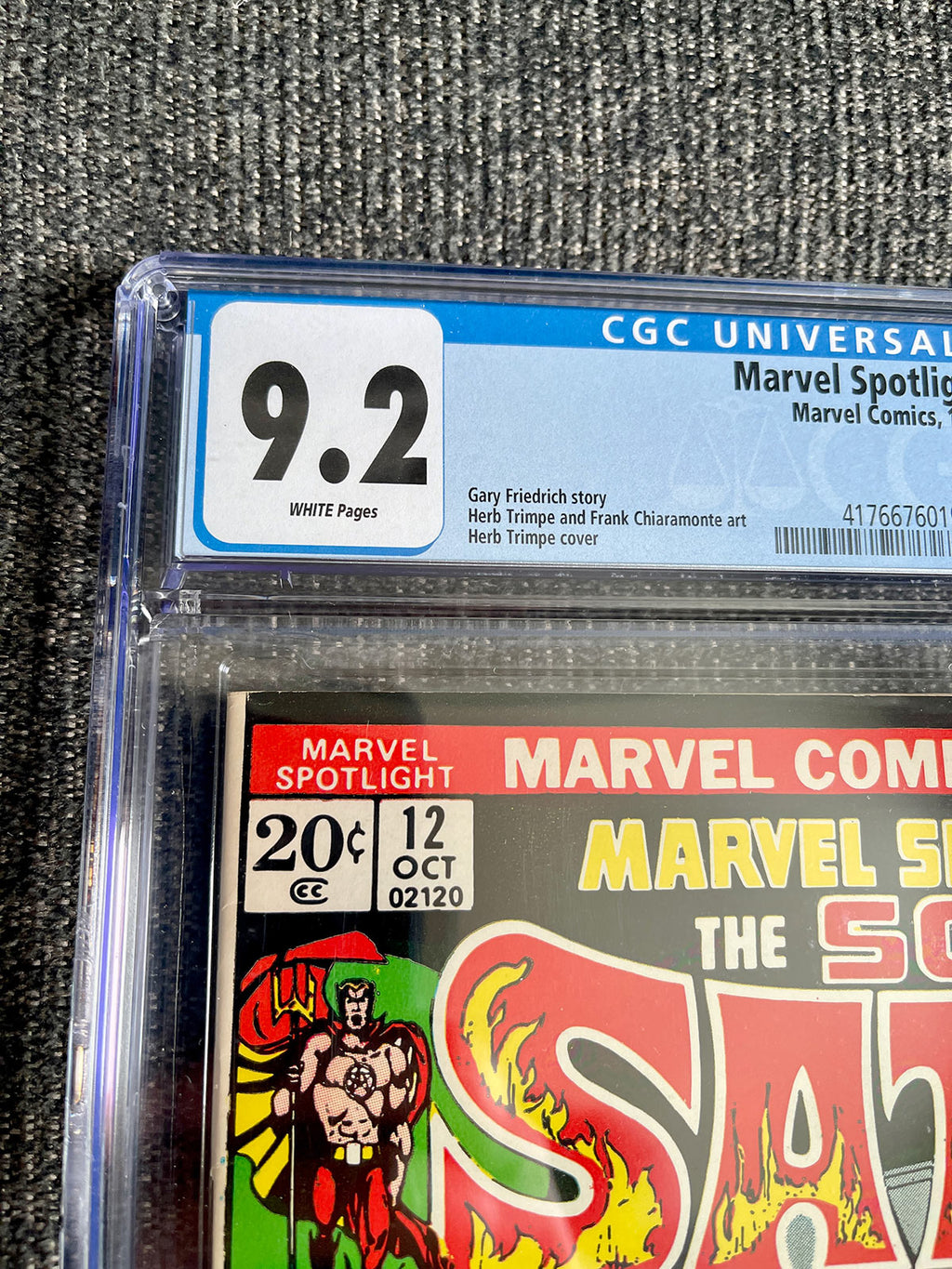 Marvel Spotlight #12 - 1973 First Son of Satan Cover - CGC 9.2 White pages