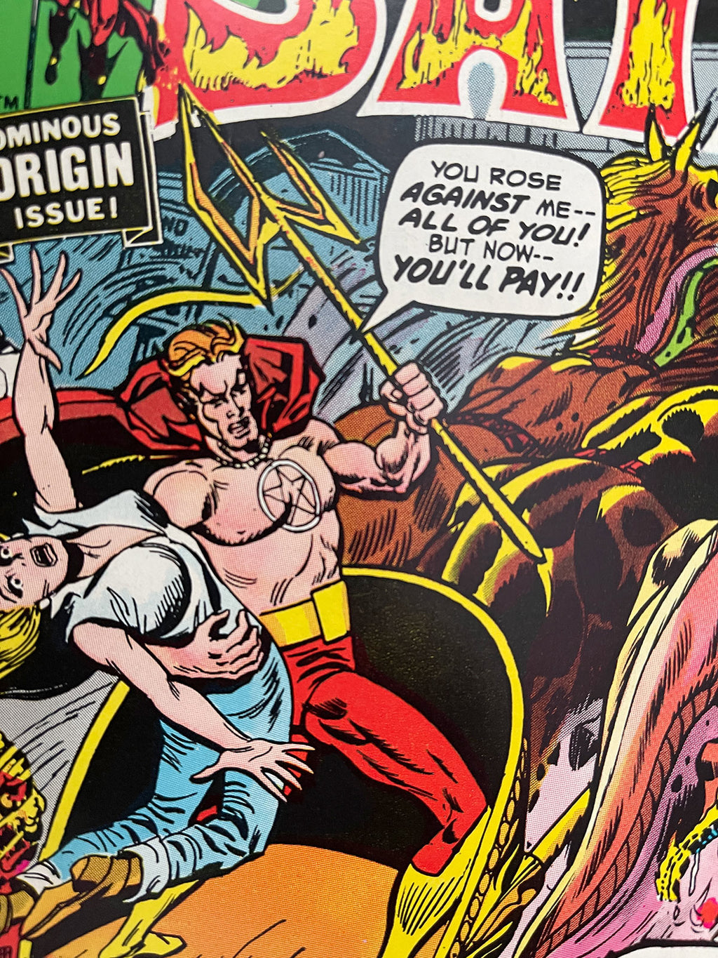 Marvel Spotlight #12 - 1973 First Son of Satan Cover - FINE