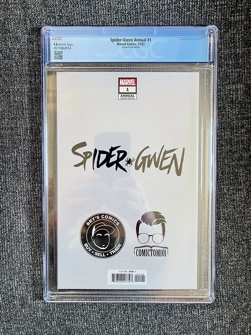 Spider-Gwen Annual #1 – 2023 Grassetti Foil Virgin Variant – CGC 9.8