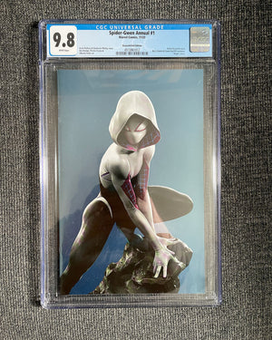 Spider-Gwen Annual #1 – 2023 Grassetti Foil Virgin Variant – CGC 9.8 + FREEBIE