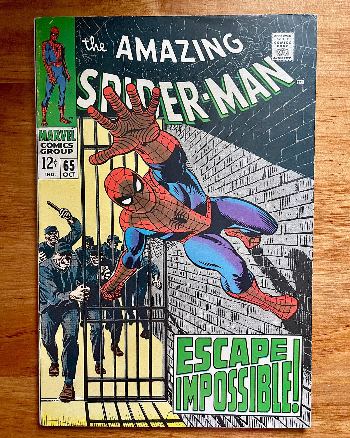 Amazing Spider-Man #65 - 1968 Escape Impossible - FINE/FINE+