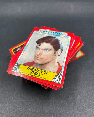 Superman II Trading Cards - 1980 Full 88-Card Set - VG+