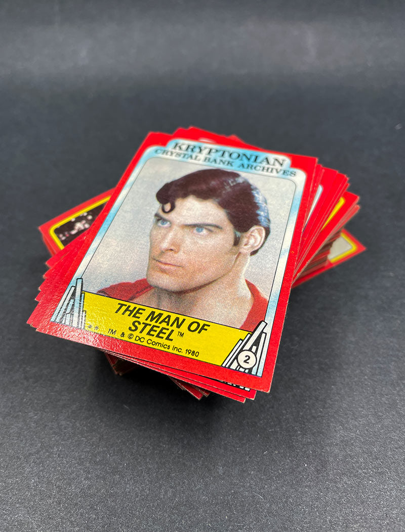 Superman II Trading Cards - 1980 Full 88-Card Set - VG+